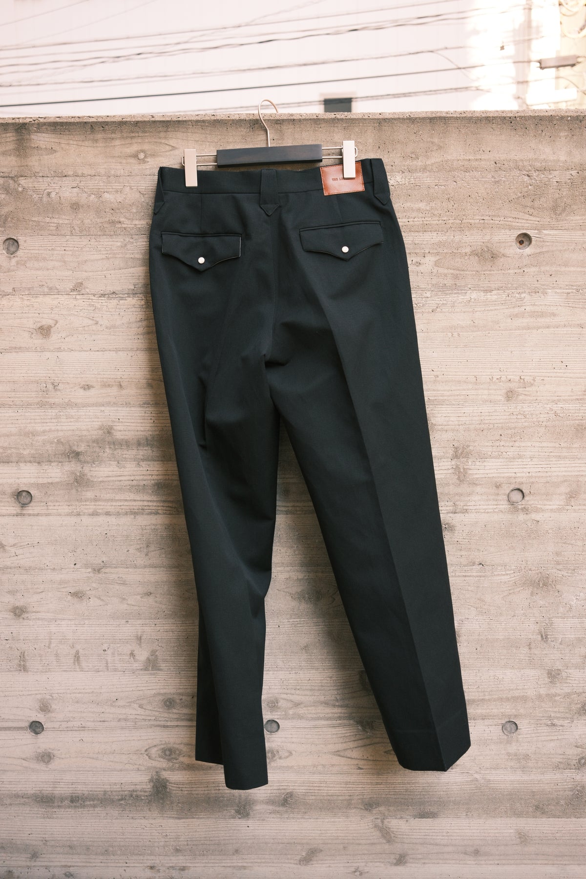 The Letters : COW BOY TROUSERS -LACINE WOOL LINEN-