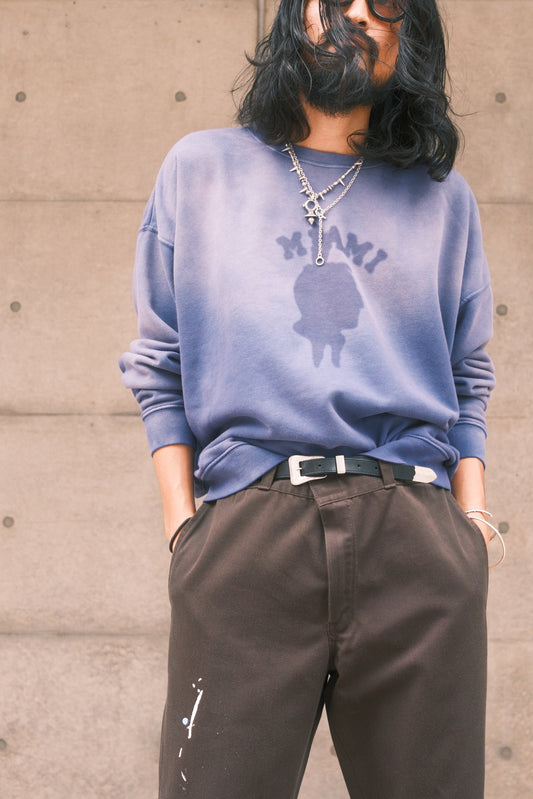 TODAY edition : PATCH MARK SWEATSHIRT / NAVY