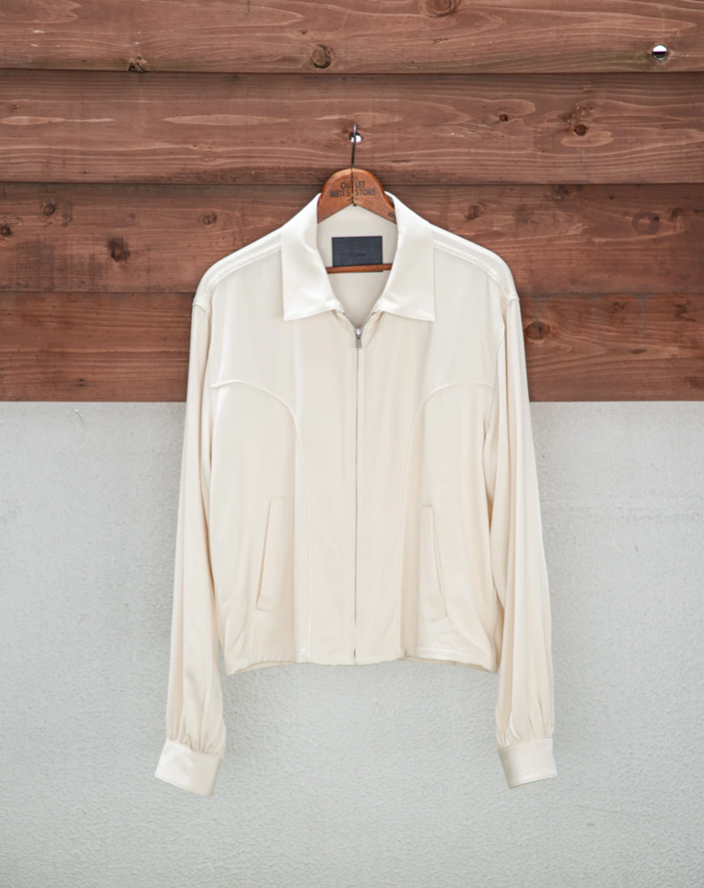 The Letters : DRIZZLER JACKET -RAYON GABARDINE- / ECRU