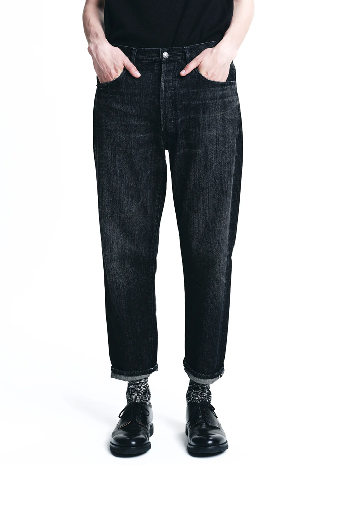 MINEDENIM : B.S Denim Ankle Length Straight Jeans USD