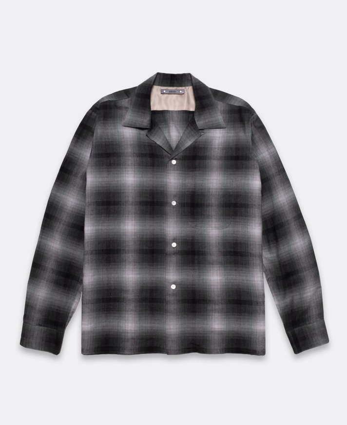 MINEDENIM : T.Rayon Ombre Open Collar Shirt / GPT