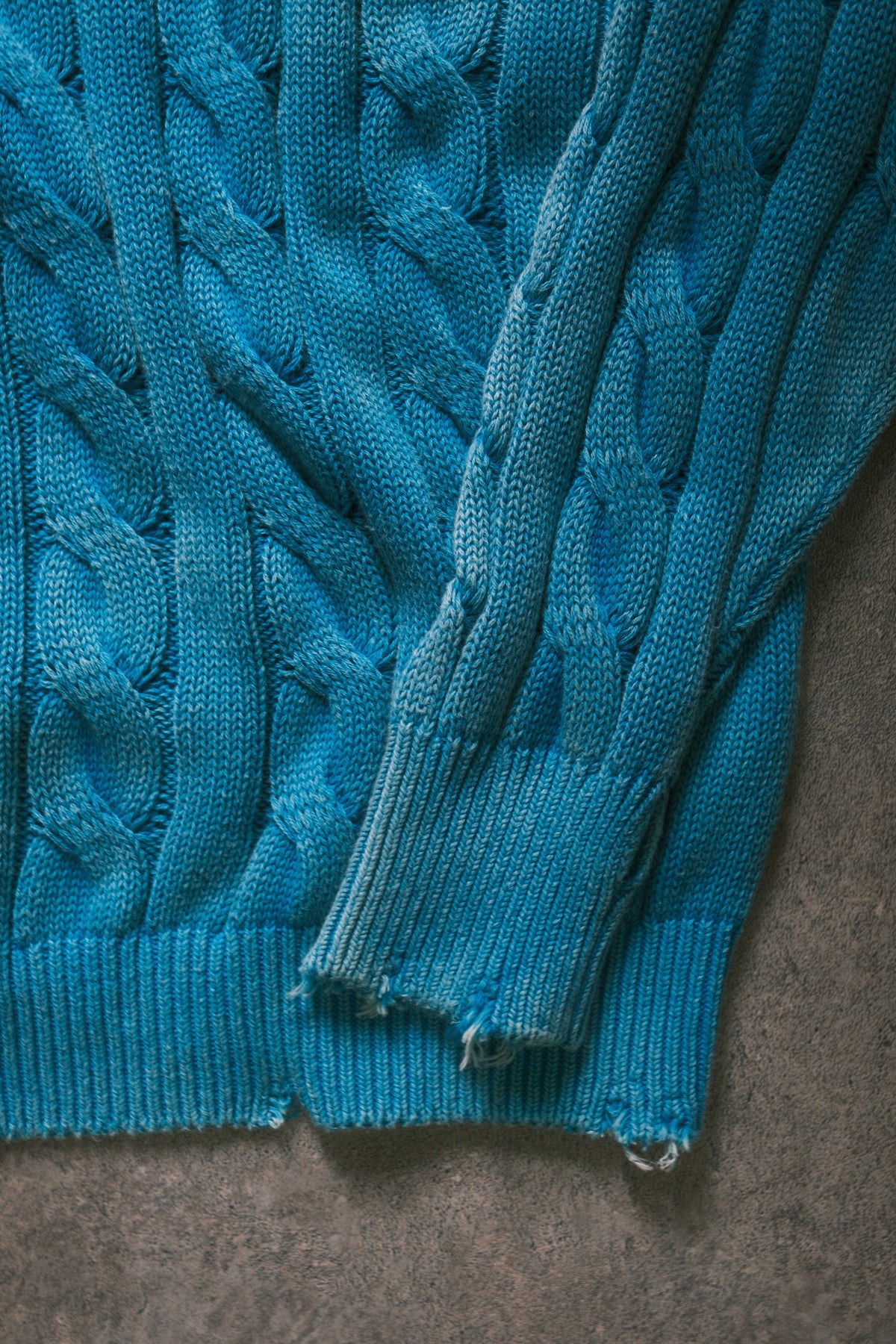 JOHN MASON SMITH/JANE SMITH: 5G COTTON TILDEN DAMAGE SWEATER
