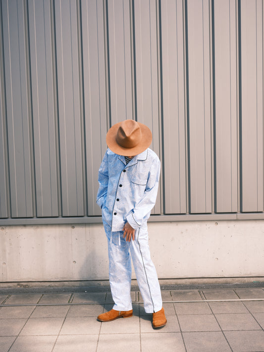 OLDPARK : PAJAMA SHIRT -SHEET- "Ralph"/ Mサイズ
