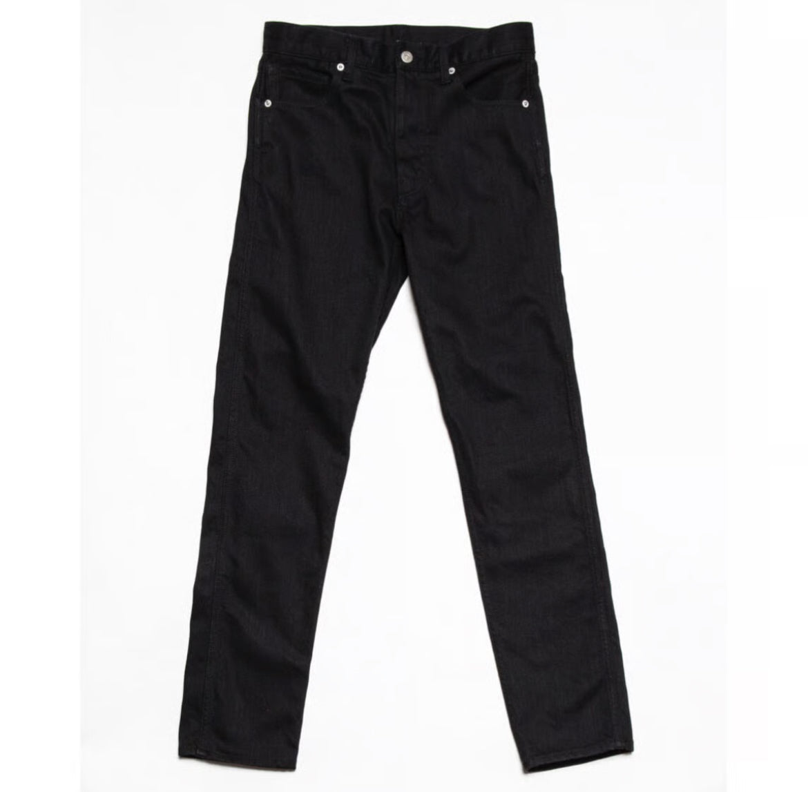The Letters:CLASSIC 5POCKET TAPERED PANTS -WASHED STRETCH DENIM-