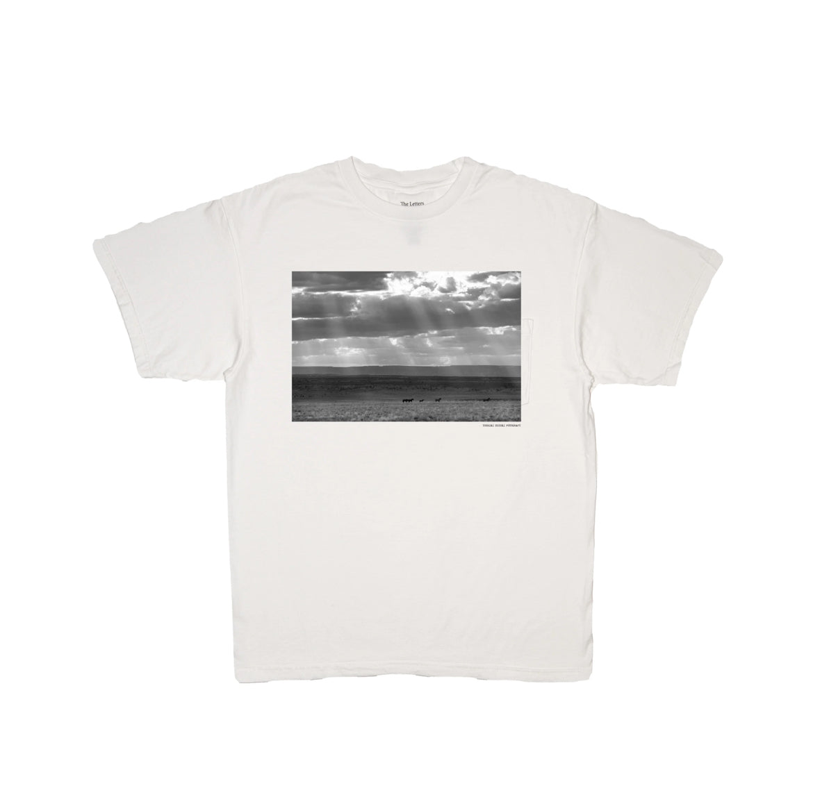 The Letters : WILD HORSE POCKET T-SHIRT