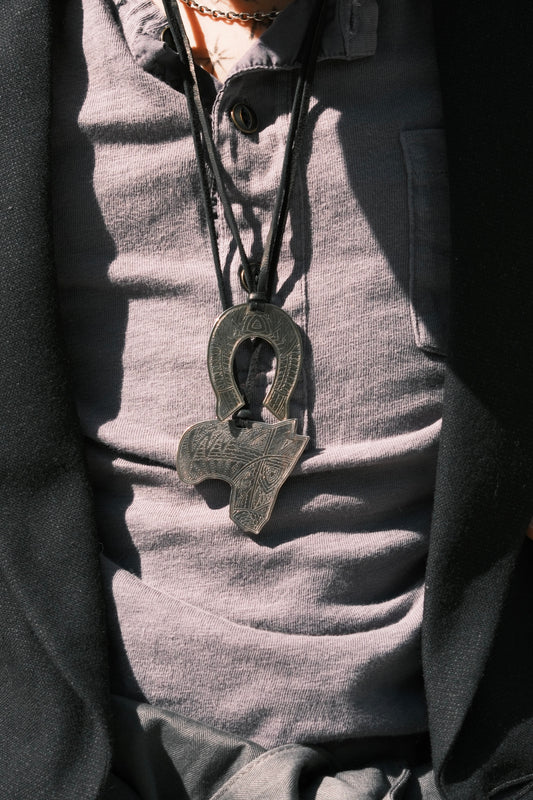 The Letters : HORSE EMBROIDERY PENDANT