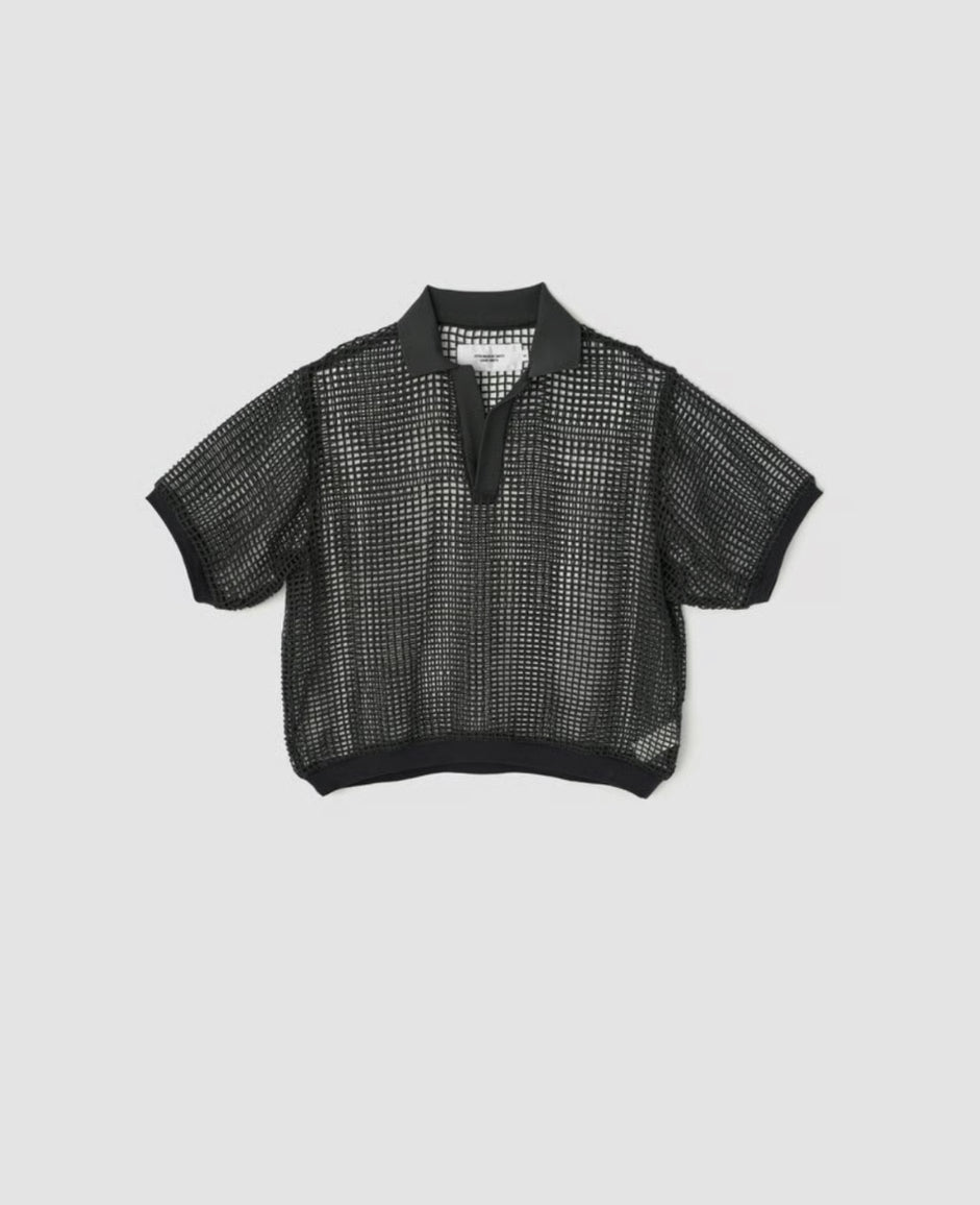 JOHN MASON SMITH / JANE SMITH : SQUARE MESH SKIPPER POLO