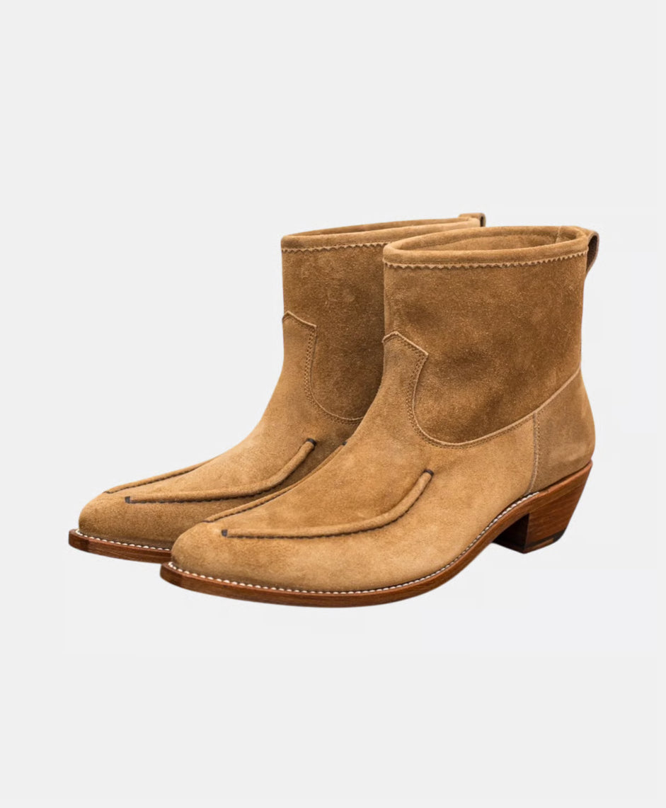 The Letters : WESTERN MOCCASIN BOOTS -KUDU SUEDE-
