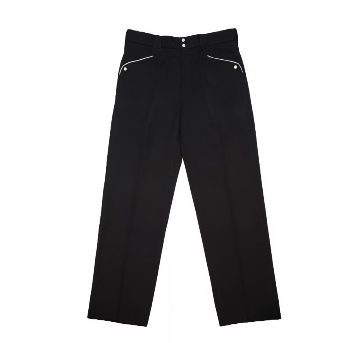 The Letters : WESTERN PIPING TROUSERS -RAYON GABARDINE-