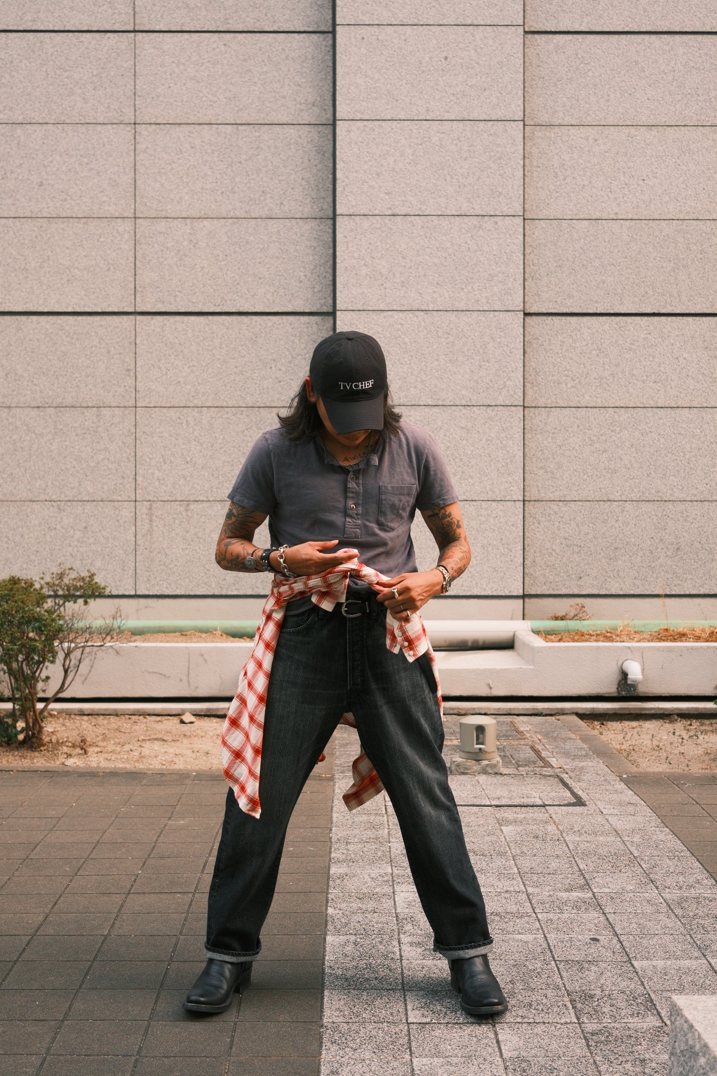 The Letters : WESTERN SHIRT -CHECK OPEN END YARN COTTON-
