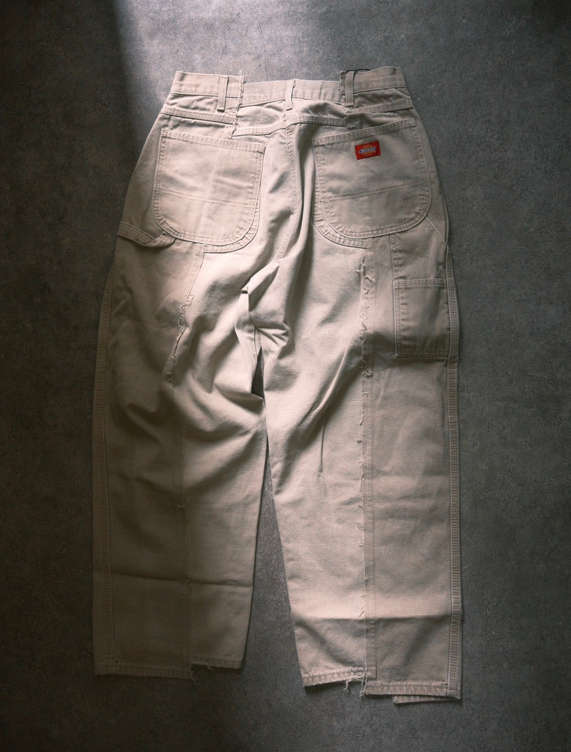 OLDPARK : BAGGY CARPENTER PANTS -DUCK- (BEIGE、Mサイズ)