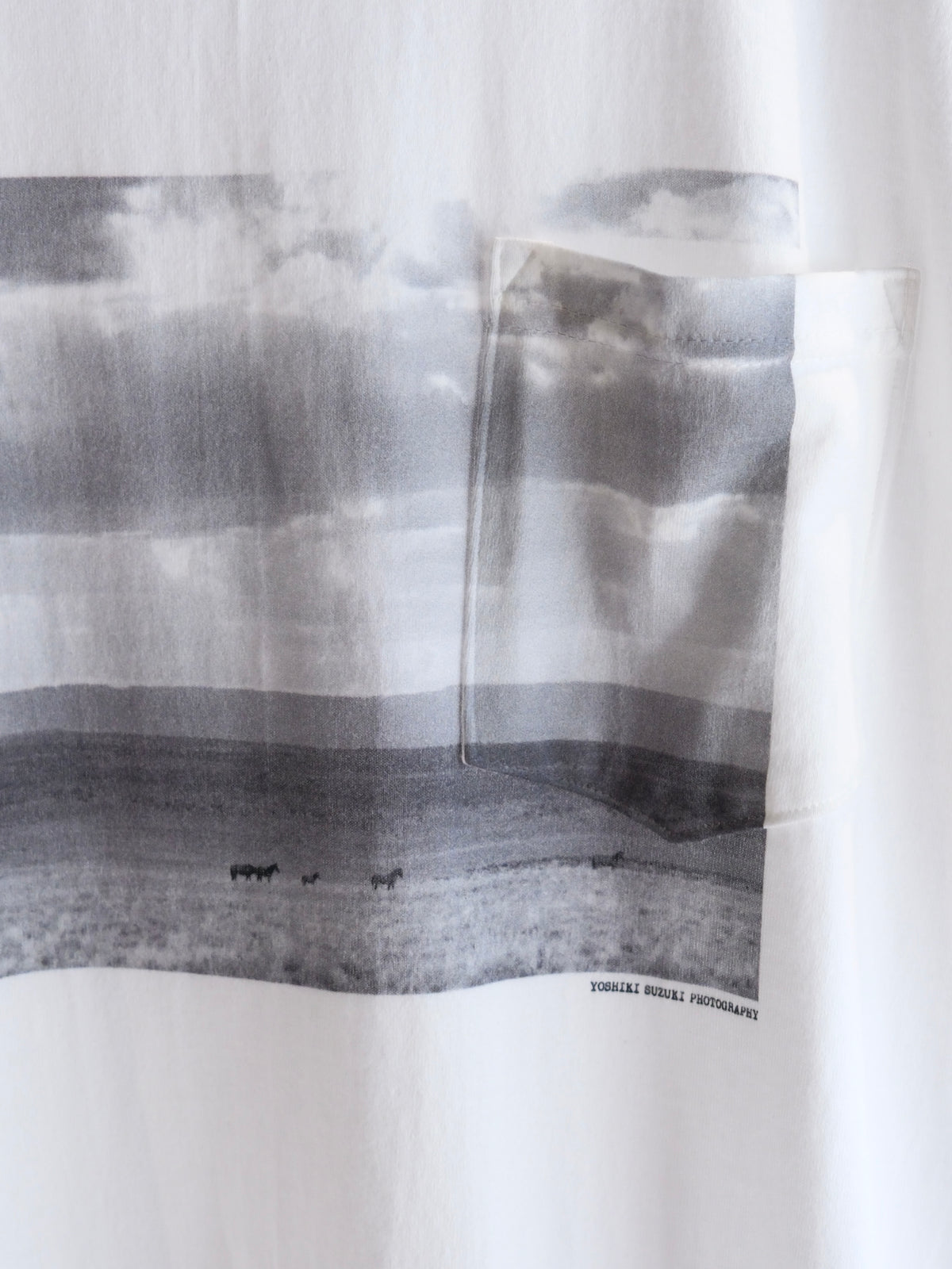 The Letters : WILD HORSE POCKET T-SHIRT