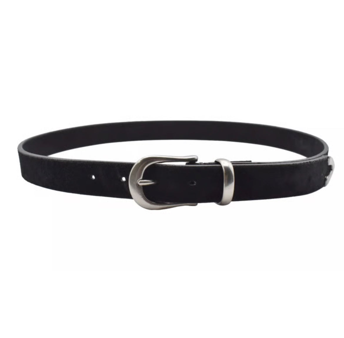 MINEDENIM : Thick Velour Western Belt