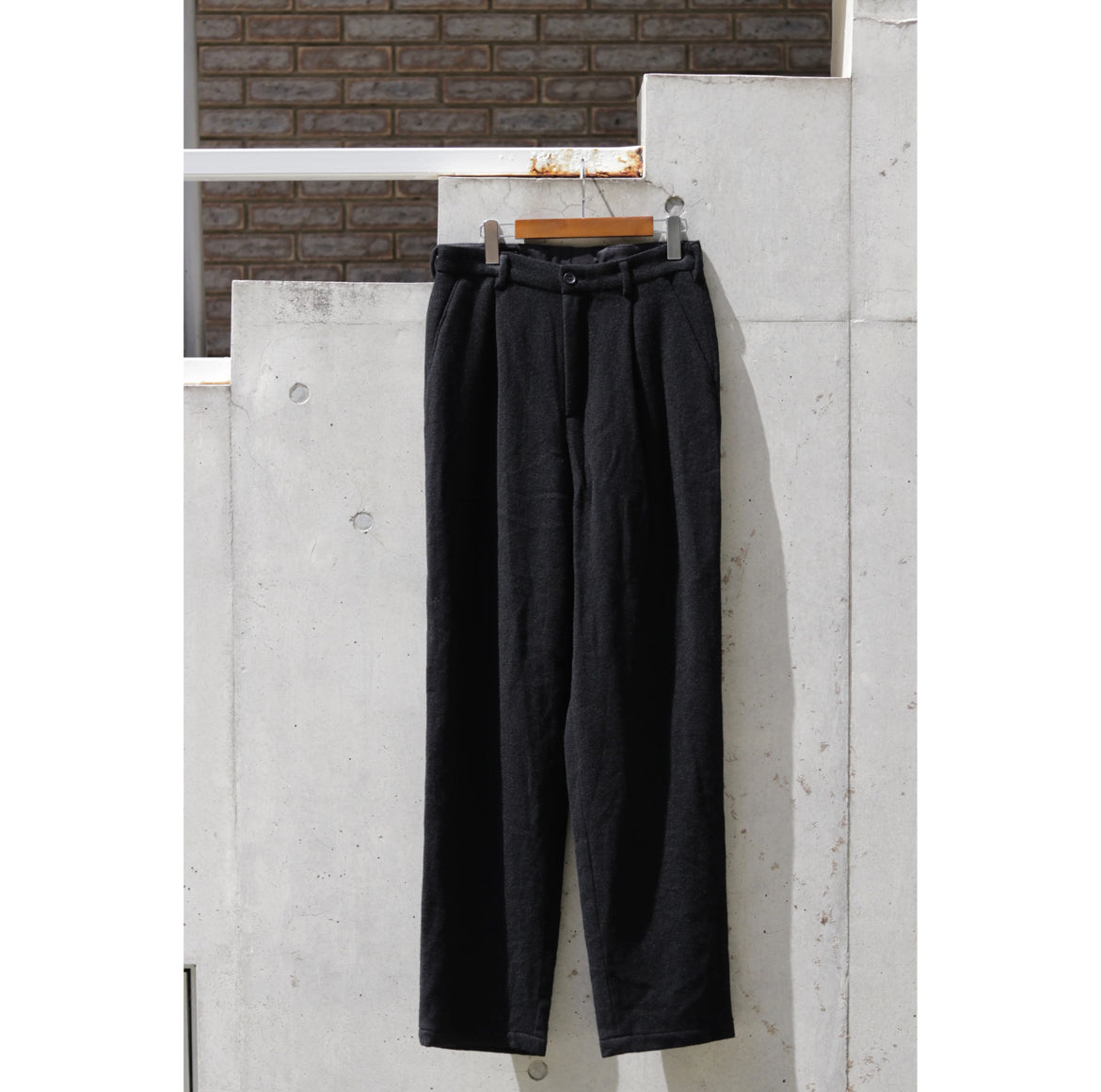 MINEDENIM : Shrunk Wool Trousers