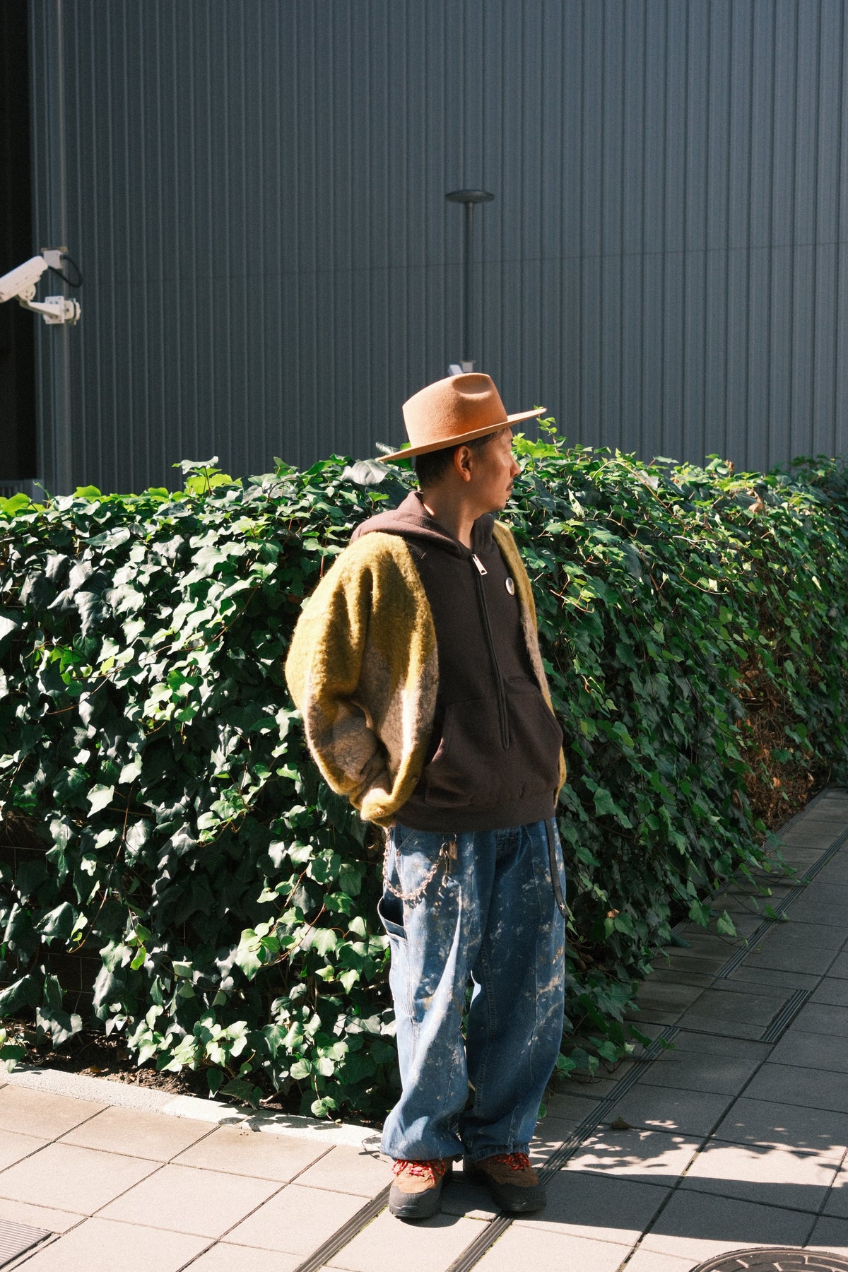 MINEDENIM : Mohair Argyle Knit Cardigan / YPT