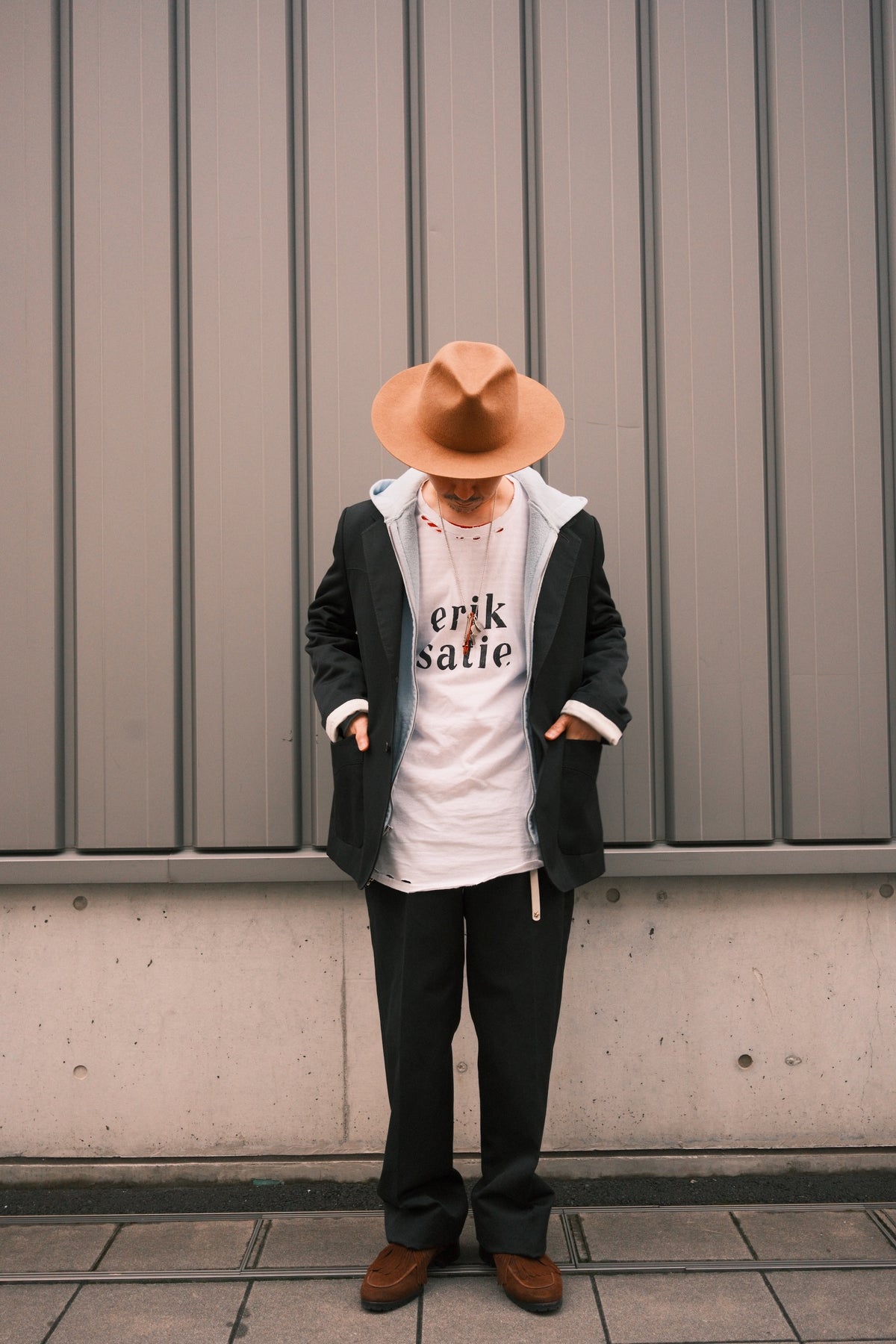 The Letters : COW BOY TROUSERS -LACINE WOOL LINEN-
