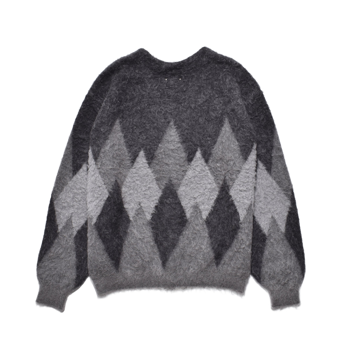 MINEDENIM : Mohair Argyle Knit Cardigan / GRT