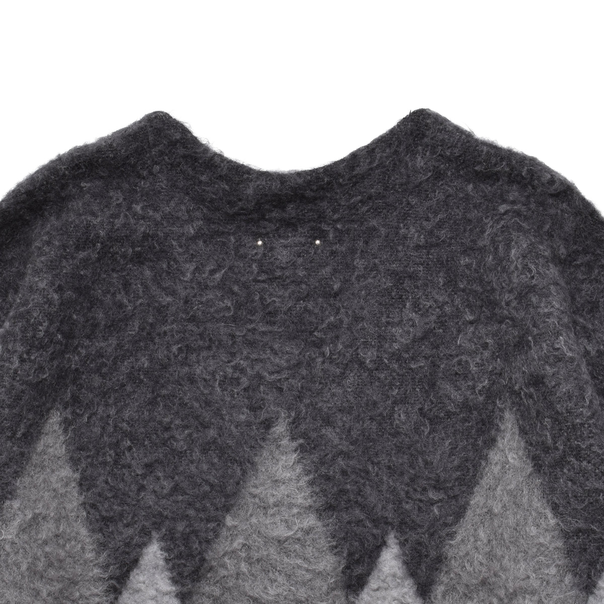 MINEDENIM : Mohair Argyle Knit Cardigan / GRT