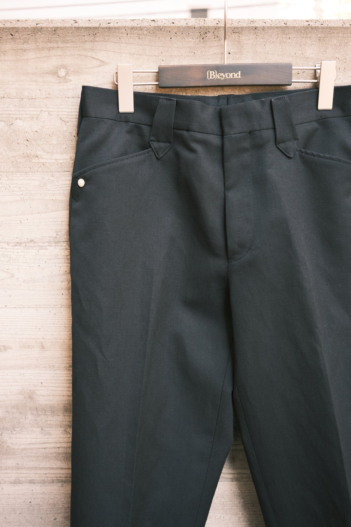 The Letters : COW BOY TROUSERS -LACINE WOOL LINEN-