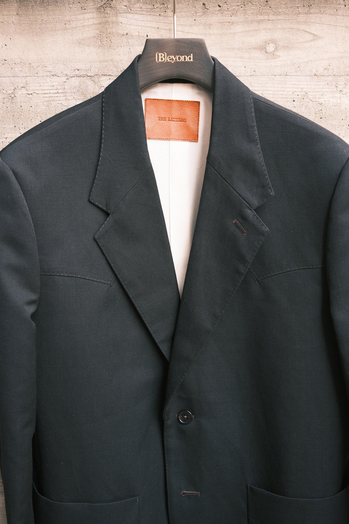The Letters : COW BOY SACK JACKET -LACINE WOOL LINEN-