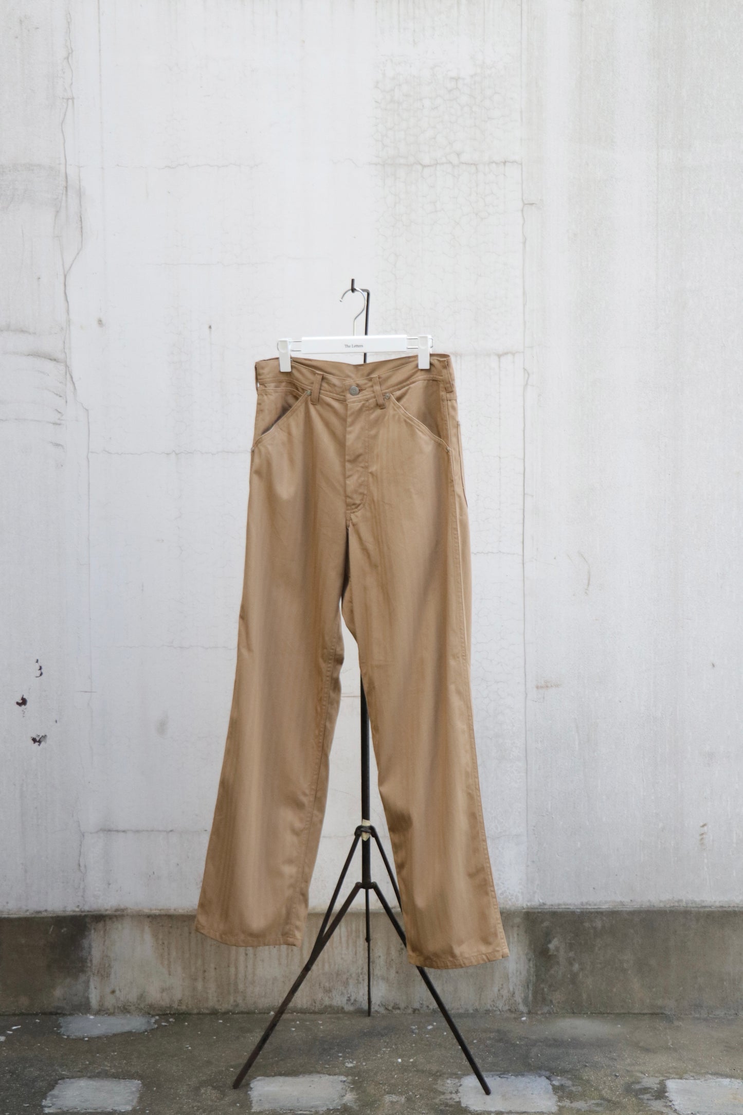 The Letters : WORKERS PANTS -COTTON HERRINGBONE-