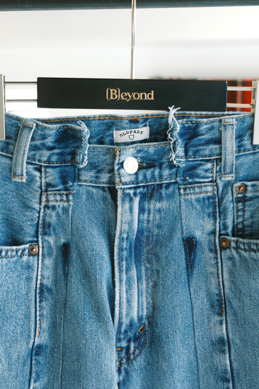 OLDPARK : SWAPPED JEANS (BLUE、Sサイズ)