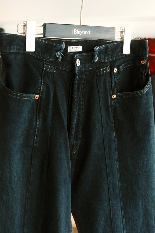 OLDPARK : SWAPPED JEANS (BLACK、Sサイズ)