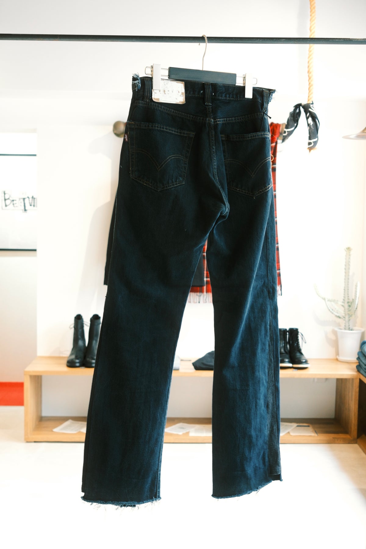 OLDPARK : SWAPPED JEANS (BLACK、Sサイズ)