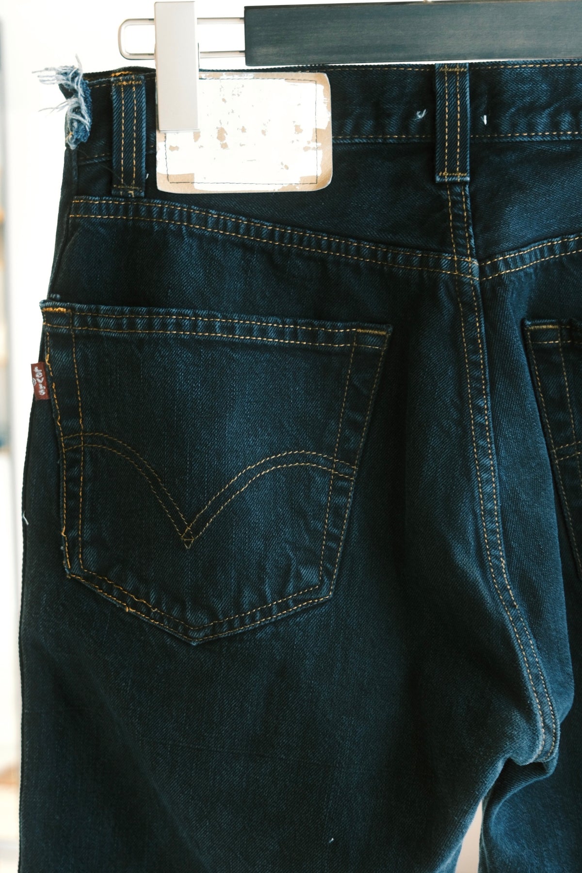 OLDPARK : SWAPPED JEANS (BLACK、Sサイズ)