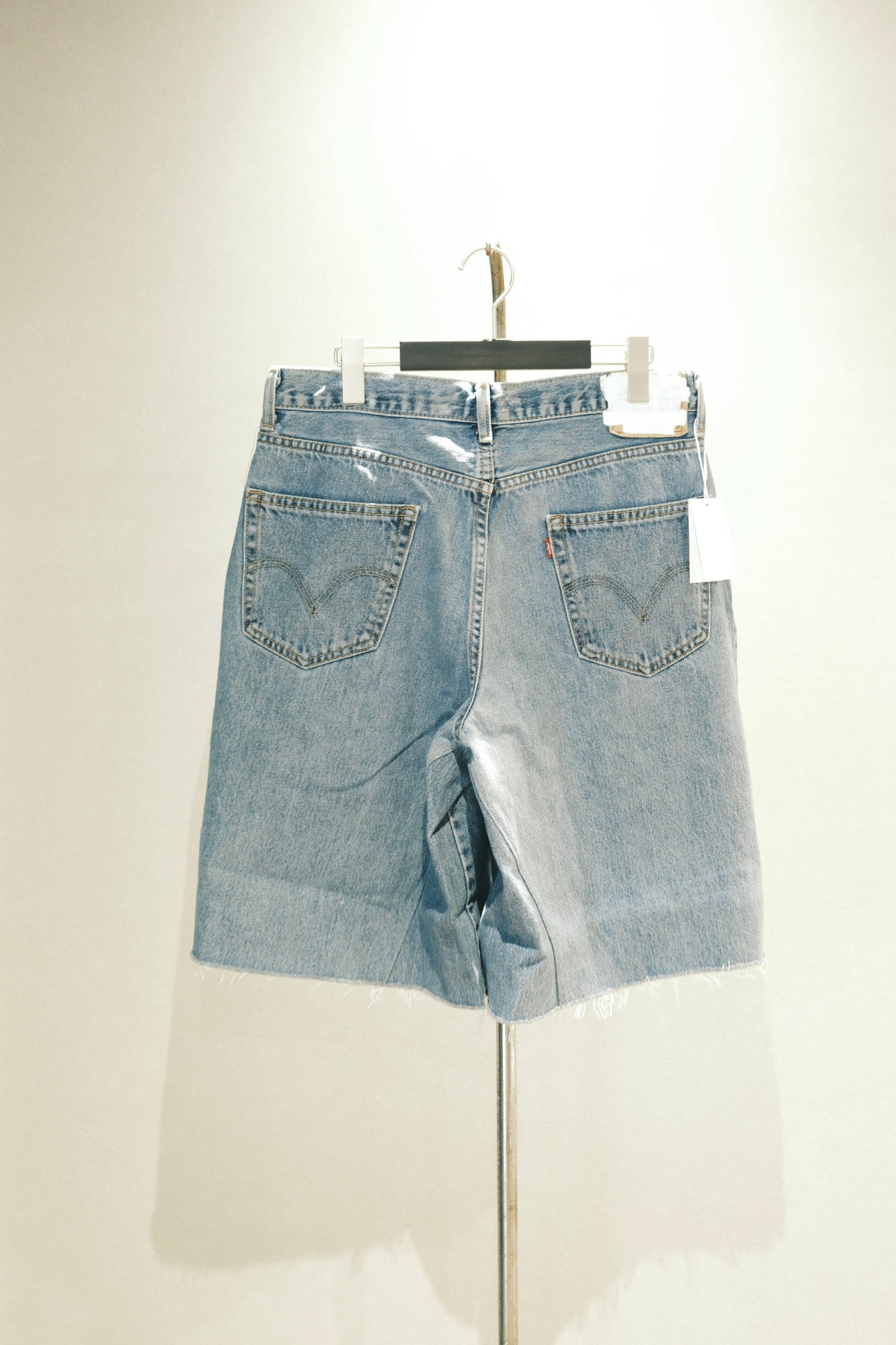 OLDPARK : GUSSET BAGGY SHORTS (BLUE、Lサイズ-2)