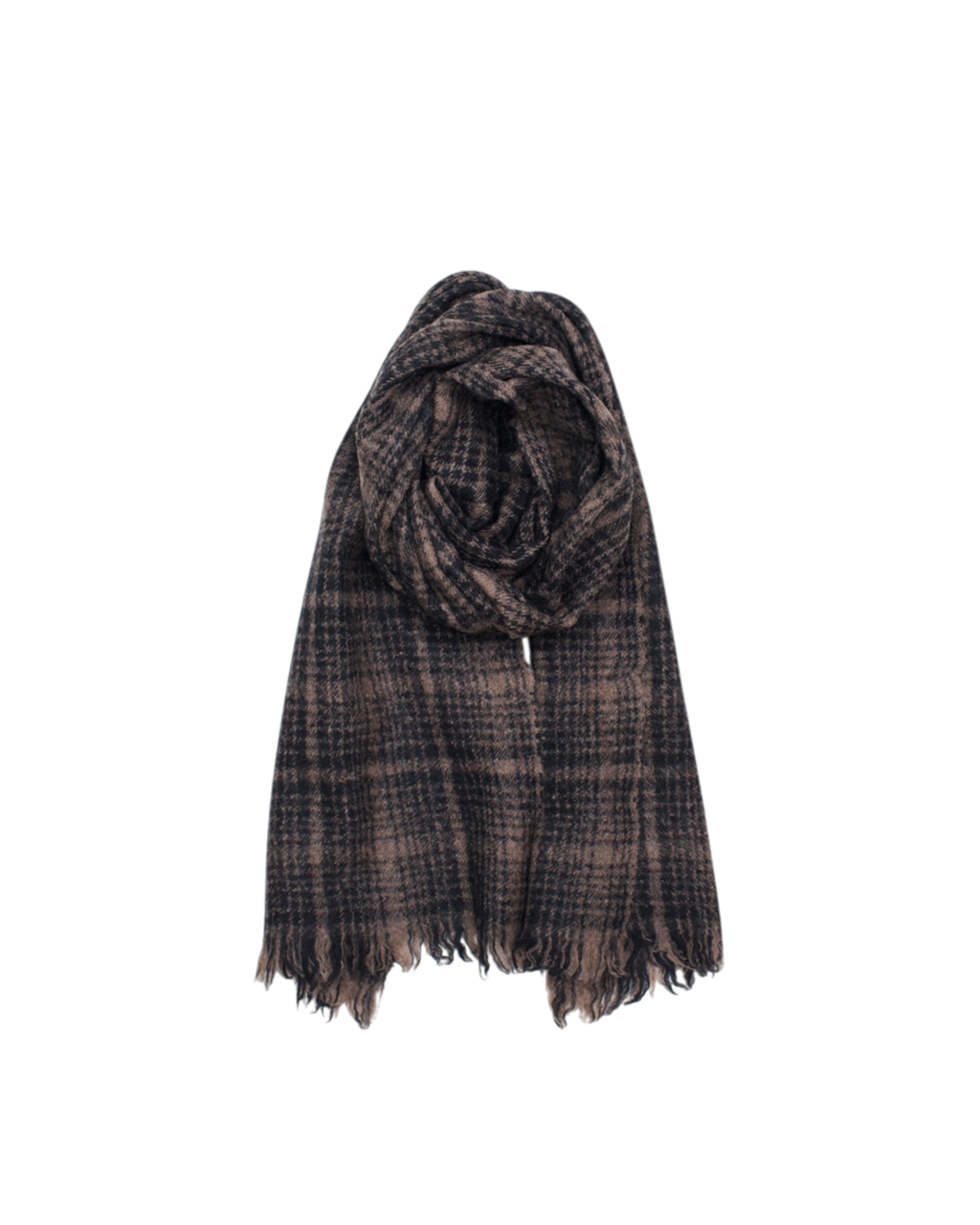 The Letters : FRINGE STOLE -SCHONHERR CHECK WOOL-