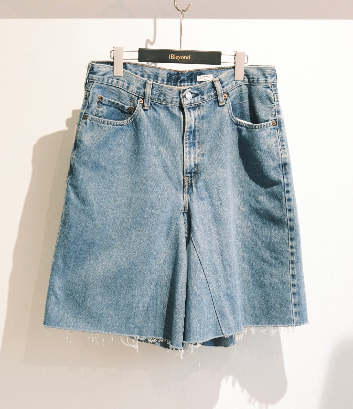 OLDPARK : GUSSET BAGGY SHORTS (BLUE、Lサイズ-1)