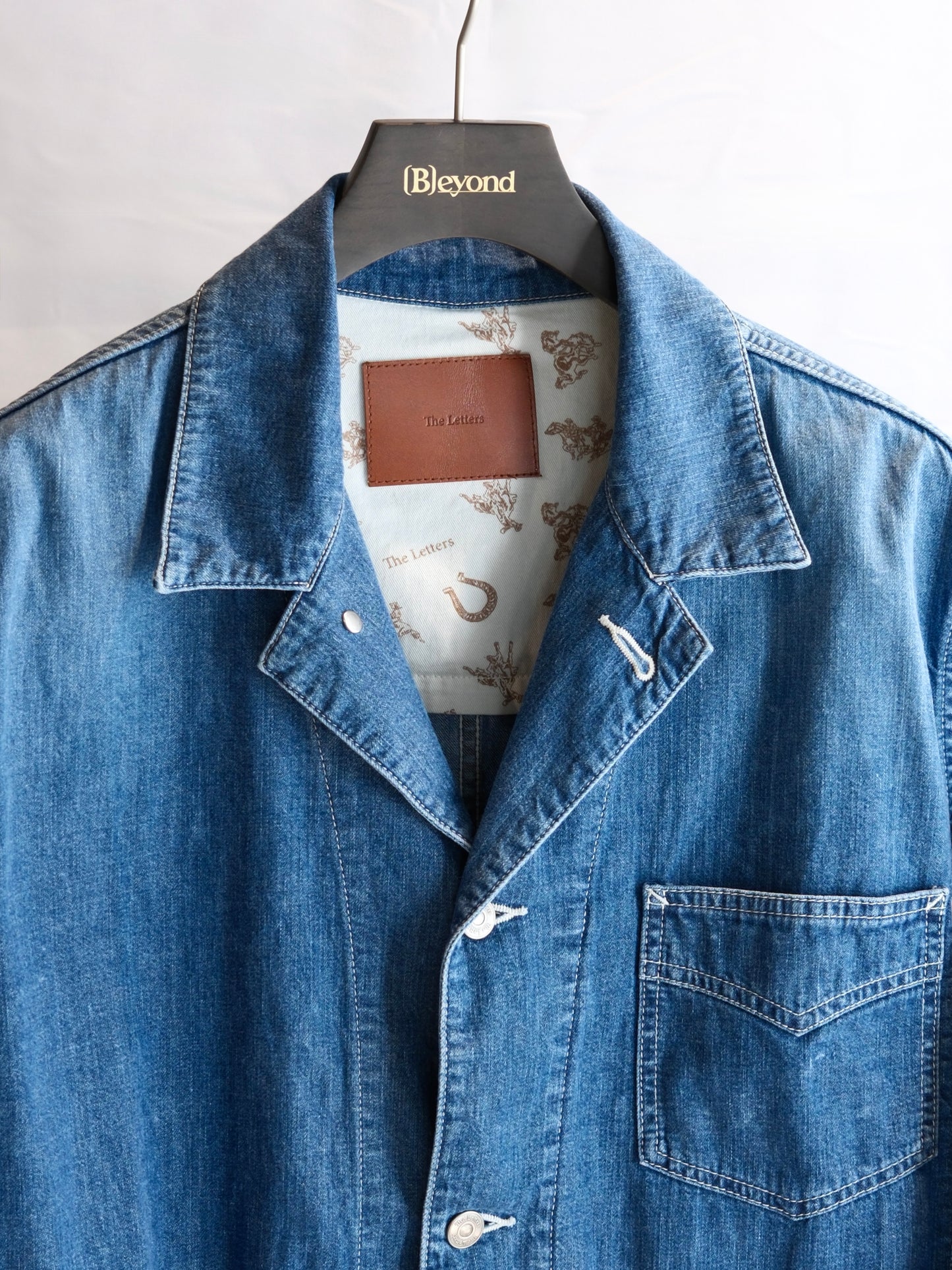 The Letters : WORKERS JACKET -USED WASHED DENIM-