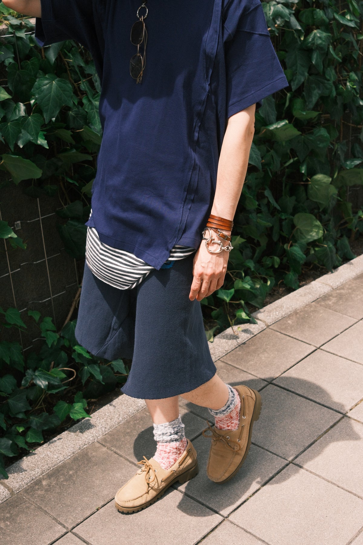 OLDPARK:BAGGY SHORTS (SWEAT、Mサイズ)