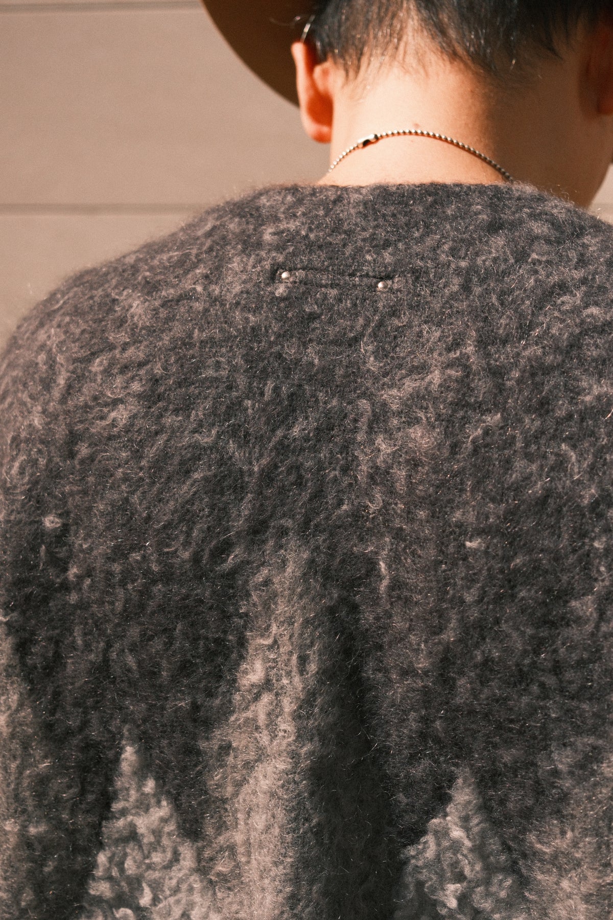 MINEDENIM : Mohair Argyle Knit Cardigan / GRT