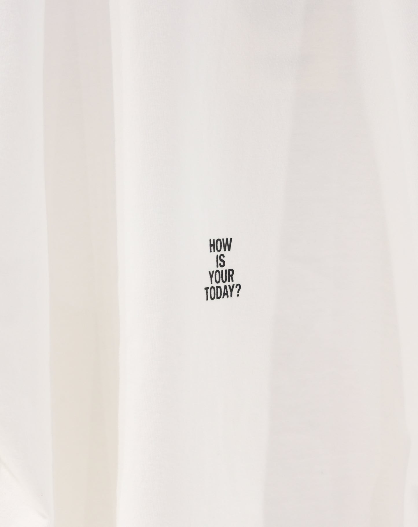 TODAY edition : TROMPE L'OEIL L/S tee (white)