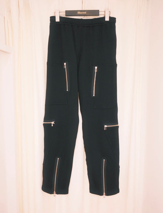 OLDPARK : PARACHUTE SWEAT PANTS (BLACK)