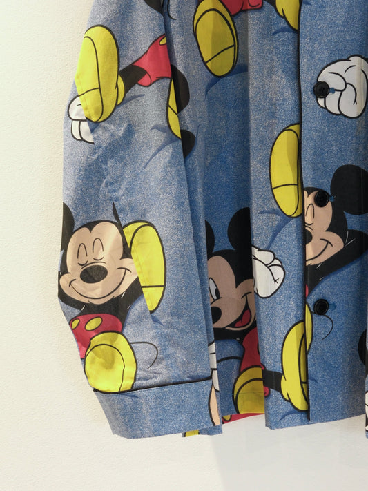 OLDPARK : PAJAMA SHIRT -SHEET- "Mickey"/ Lサイズ