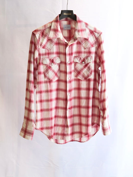 The Letters : WESTERN SHIRT -CHECK OPEN END YARN COTTON-
