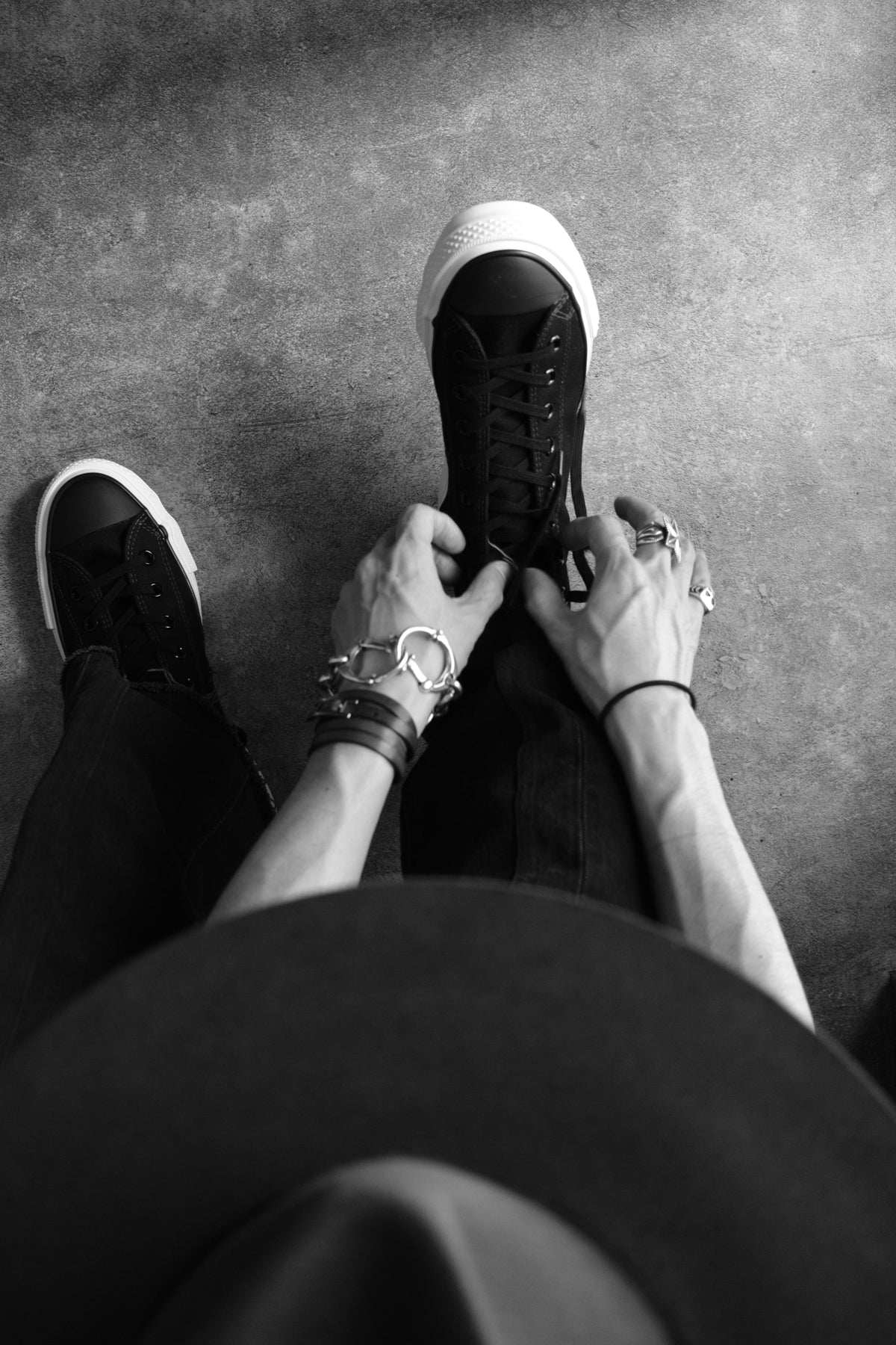 MINEDENIM : ALL STAR J HI / MD 10 (x CONVERSE)