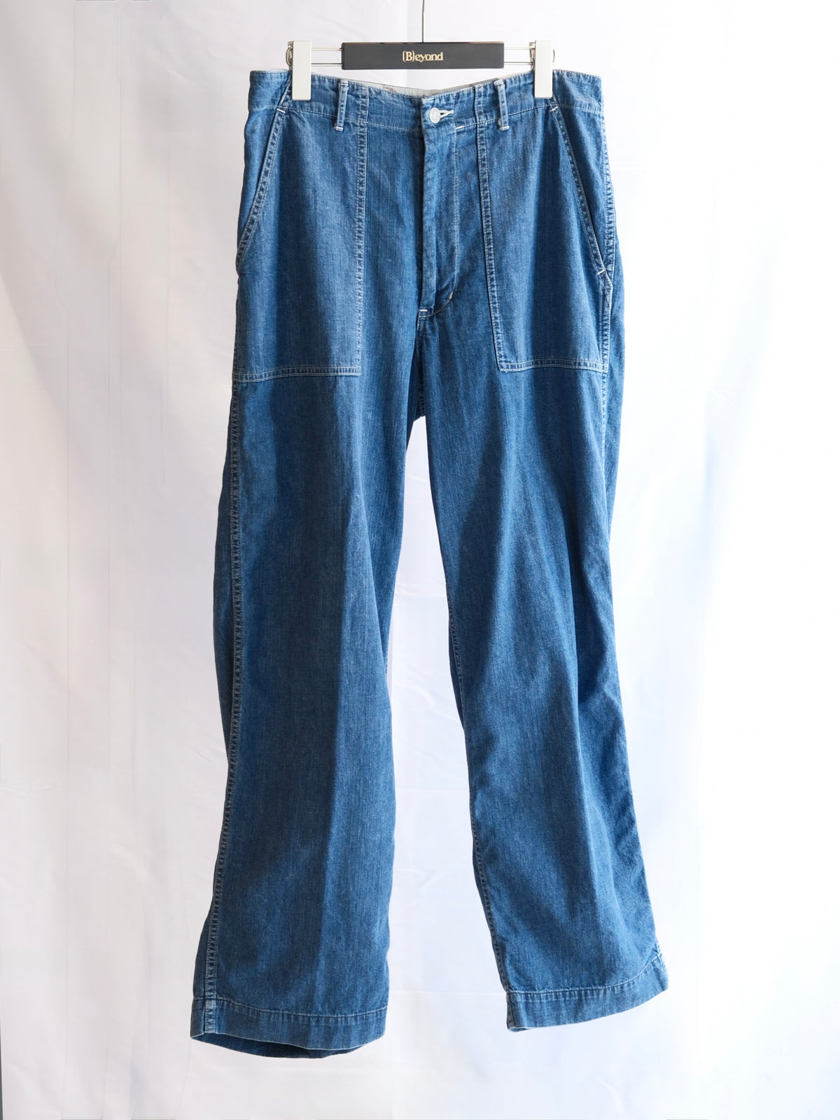 The Letters : BAKER PANTS-USED WASHED DENIM-