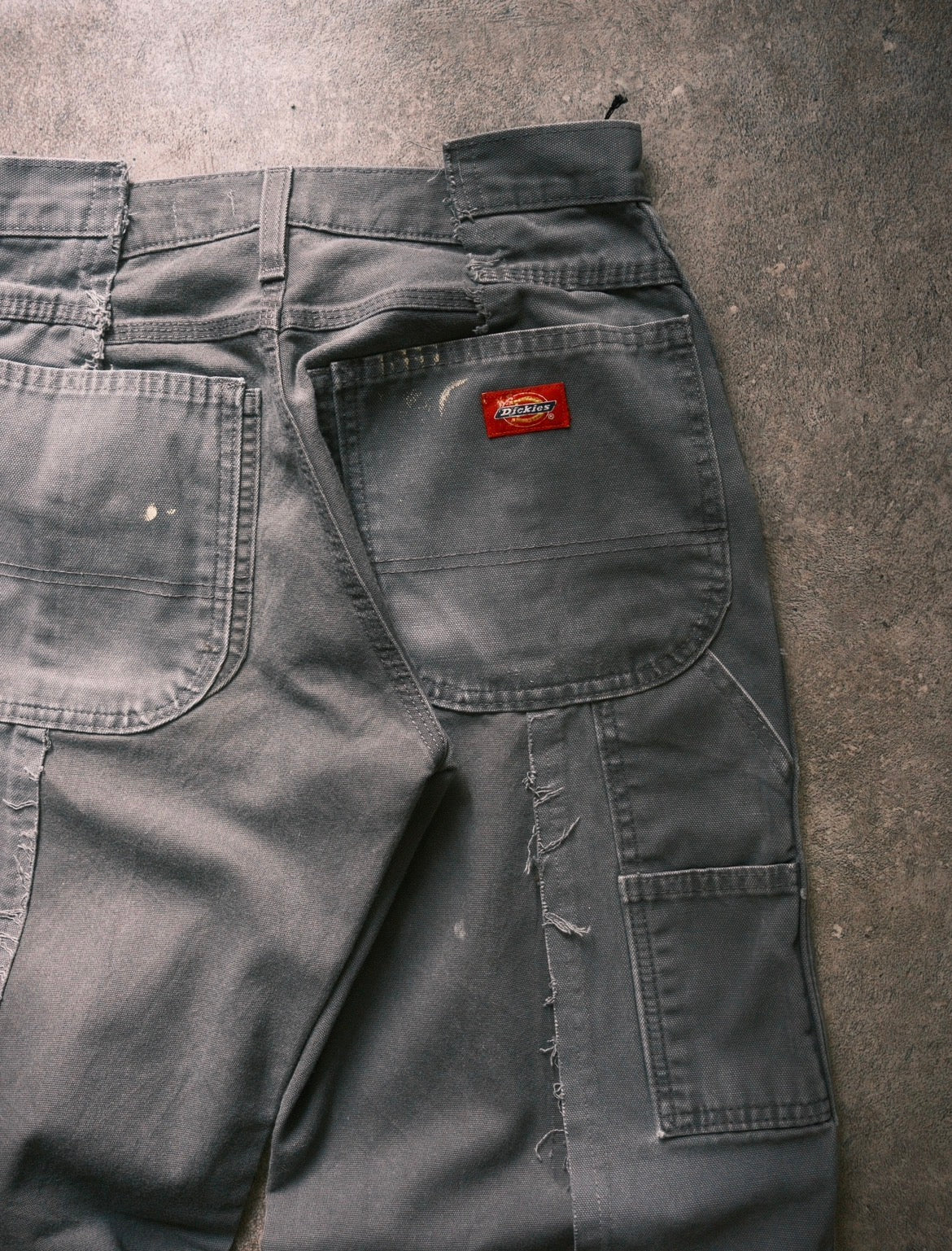 OLDPARK : BAGGY CARPENTER PANTS -DUCK- (GRAY、Sサイズ)