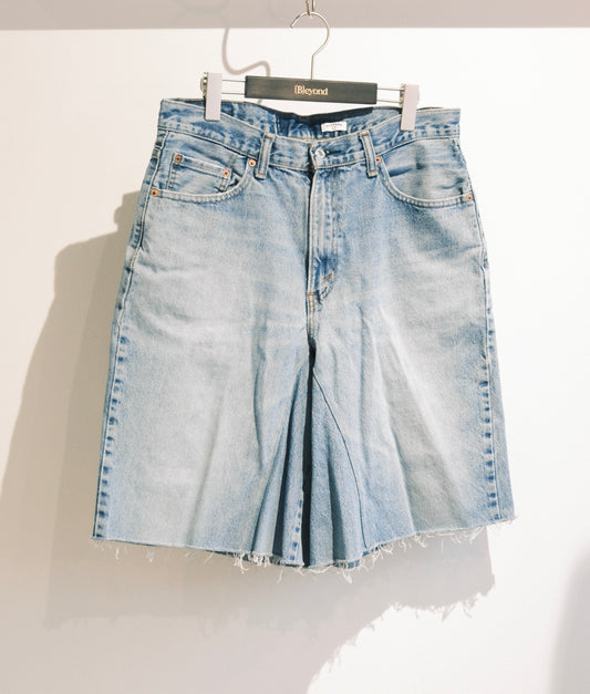 OLDPARK : GUSSET BAGGY SHORTS (BLUE、Lサイズ-2)