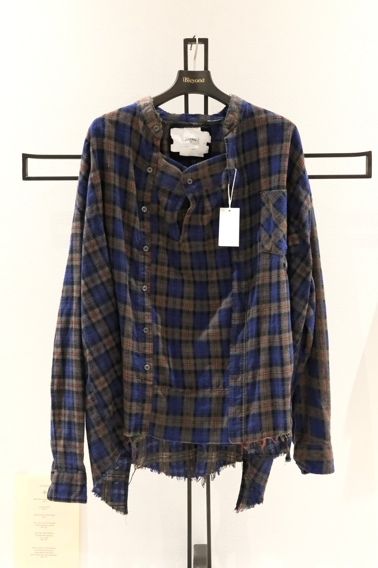 SLEEVE FRONT SHIRT -2 (FLANNEL、Fサイズ) / OLDPARK