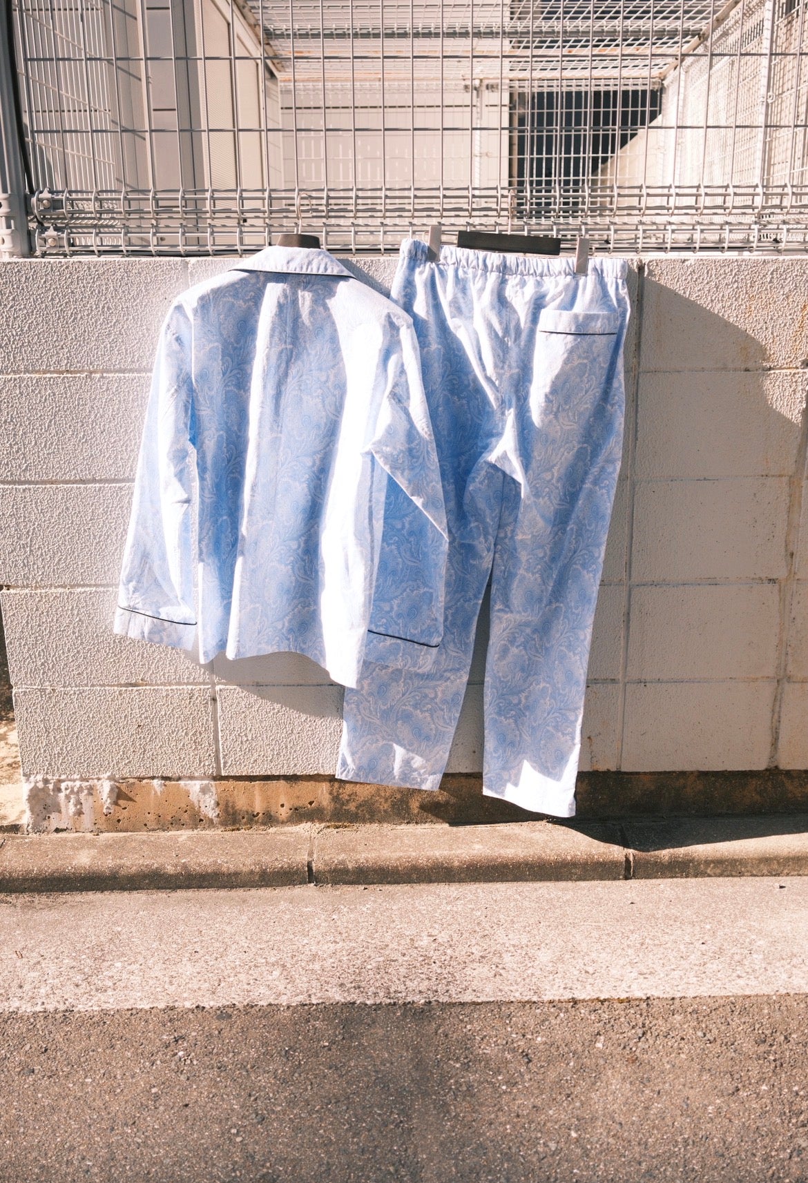 OLDPARK : PAJAMA SHIRT -SHEET- "Ralph"/ Mサイズ