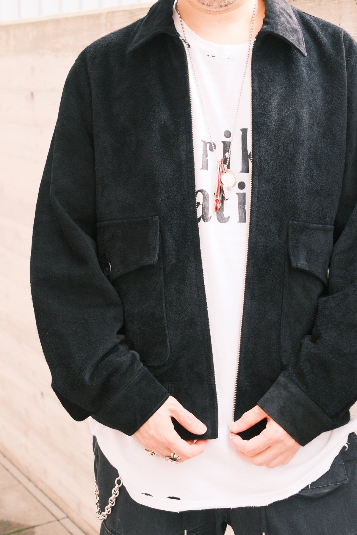 MINEDENIM :STIE-lo/WACKO MARIA/ SUEDE LEATHER JACKET