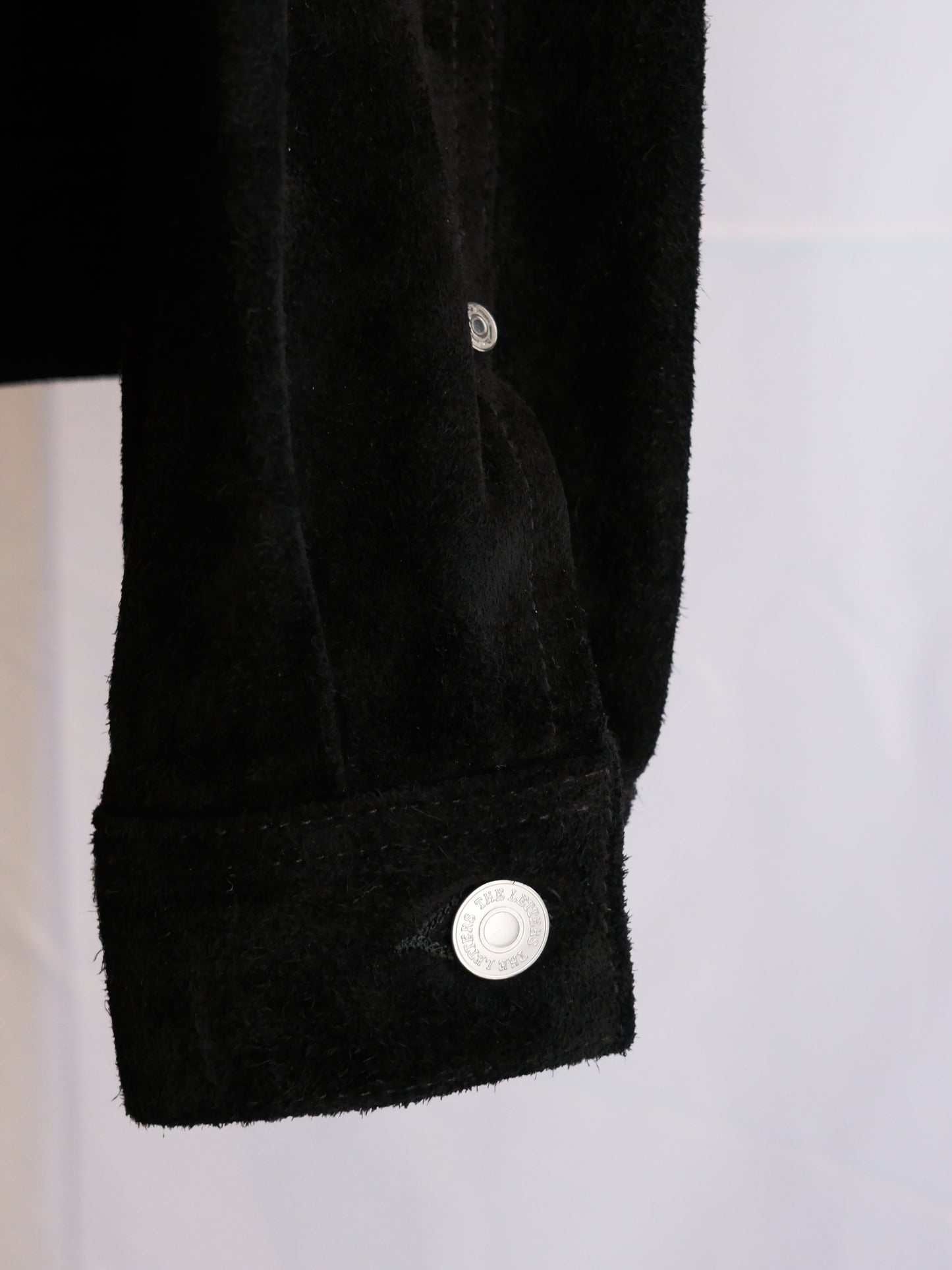 The Letters : COW BOY TRUCKER JACKET -HORSE SUEDE- / BLACK