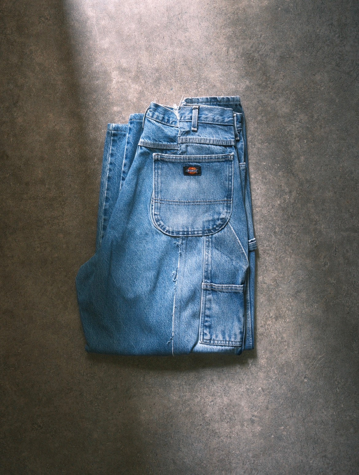 OLDPARK : BAGGY CARPENTER PANTS -DENIM- (BLUE、Lサイズ)-1
