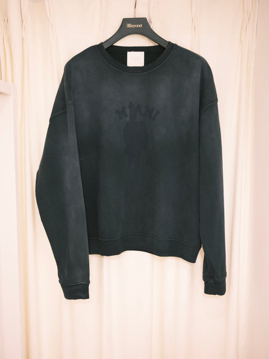 TODAY edition : PATCH MARK SWEATSHIRT / BLACK