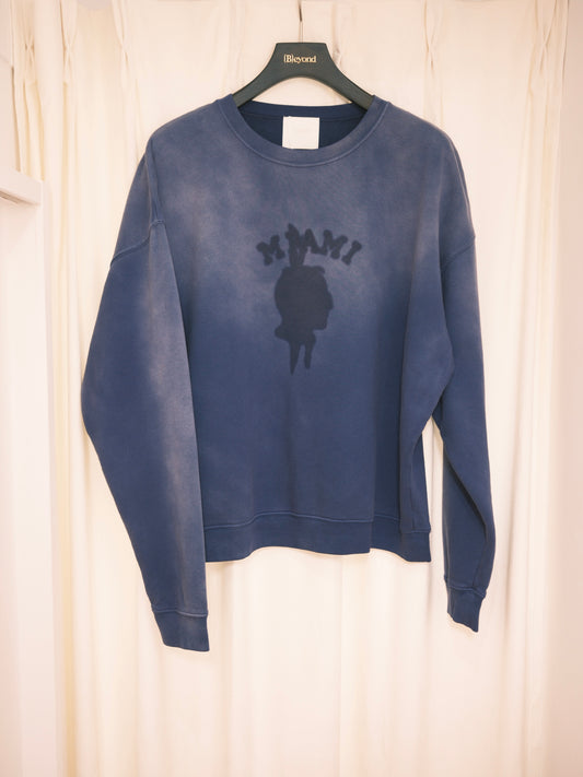 TODAY edition : PATCH MARK SWEATSHIRT / NAVY